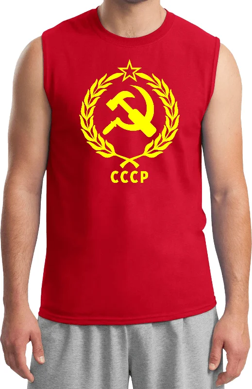 CCCP Crest Muscle Shirt