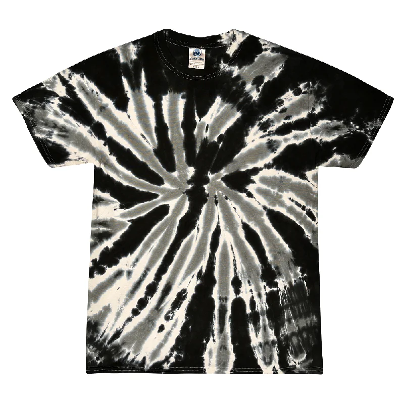 Colorful Tie Dye Kids Shirt Twist Black