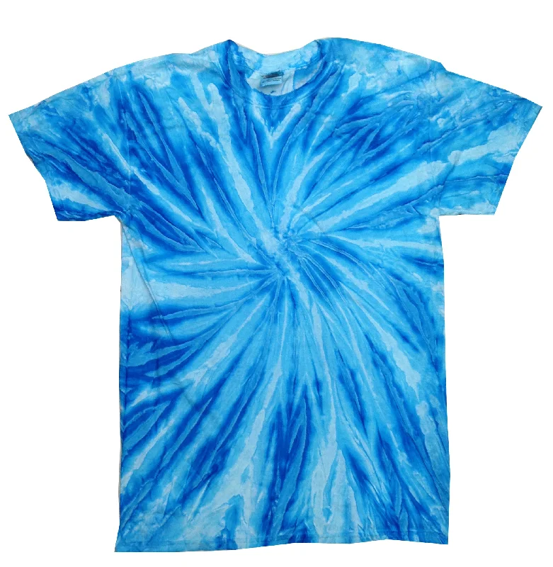 Colorful Tie Dye Kids Shirt Twist Neon Blueberry