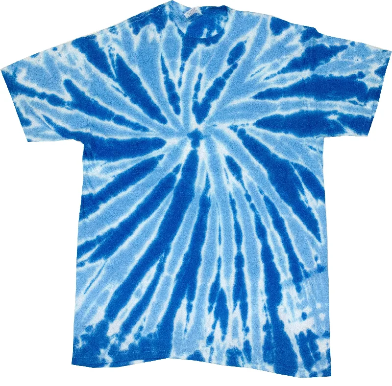 Colorful Tie Dye Kids Shirt Twist Royal