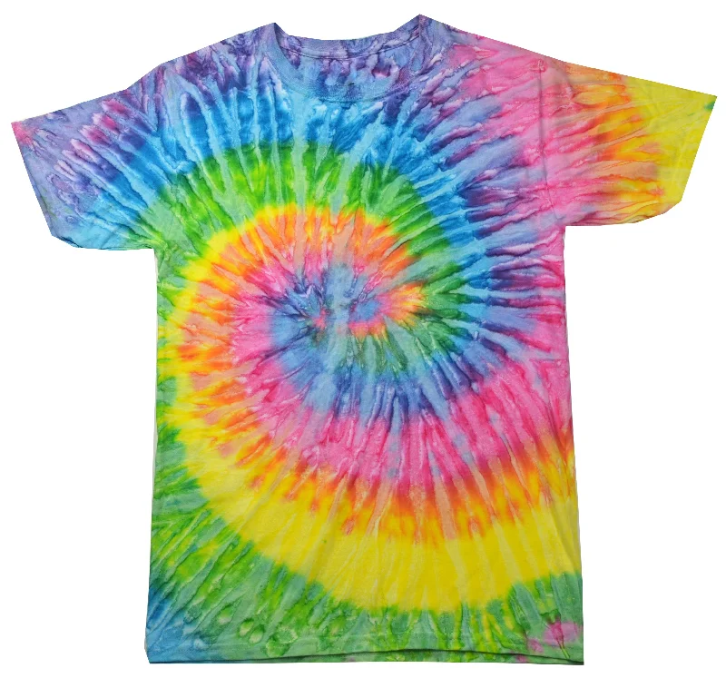 Colorful Tie Dye Multi Color Patriotic Shirt