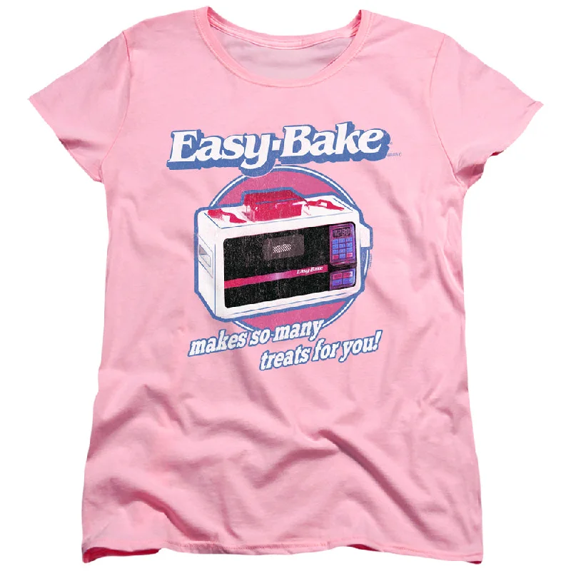 Easy Bake Oven Womens T-Shirt Treats Pink Tee