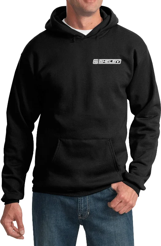 Ford Mustang Hoodie Shelby Crest Pocket Print