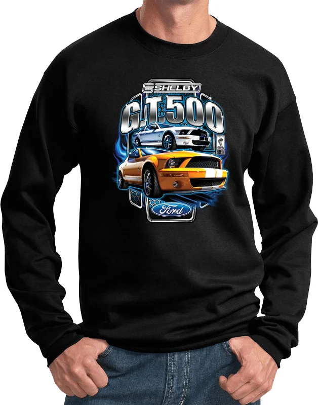 Ford Mustang Sweatshirt Shelby Yellow and White GT500