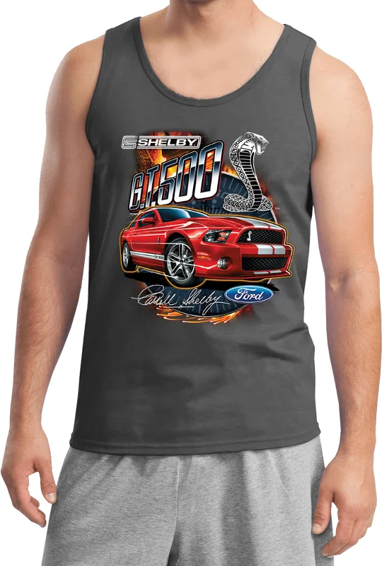 Ford Mustang Tank Top Red Shelby GT500