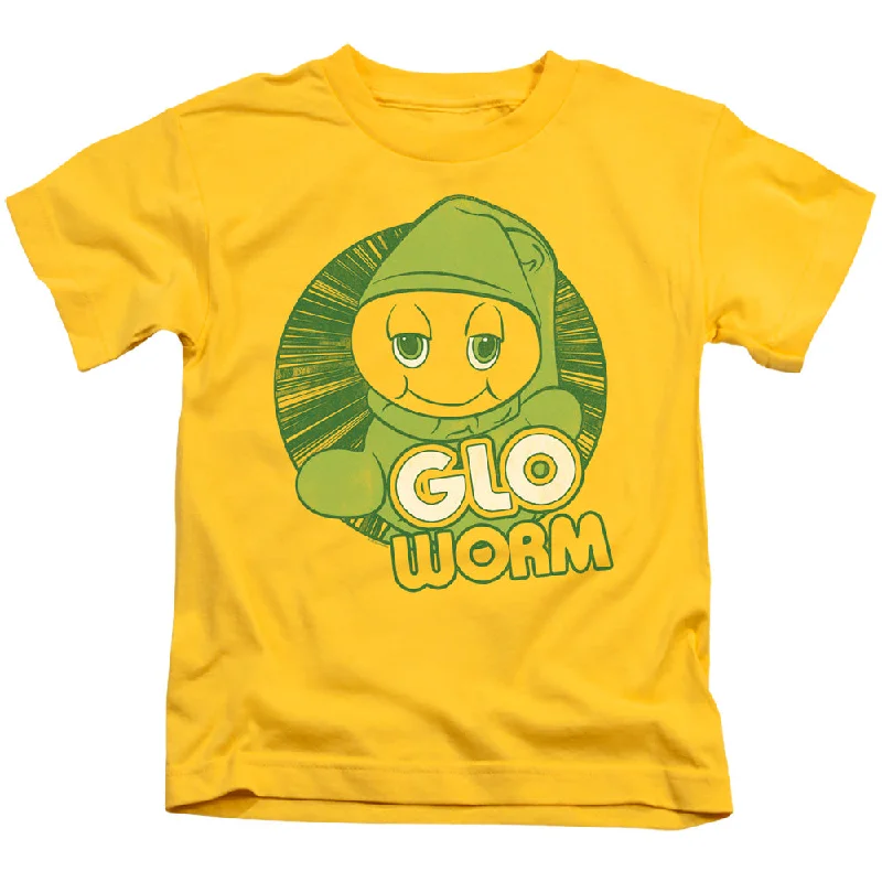 Glo Worm Boys T-Shirt Yellow