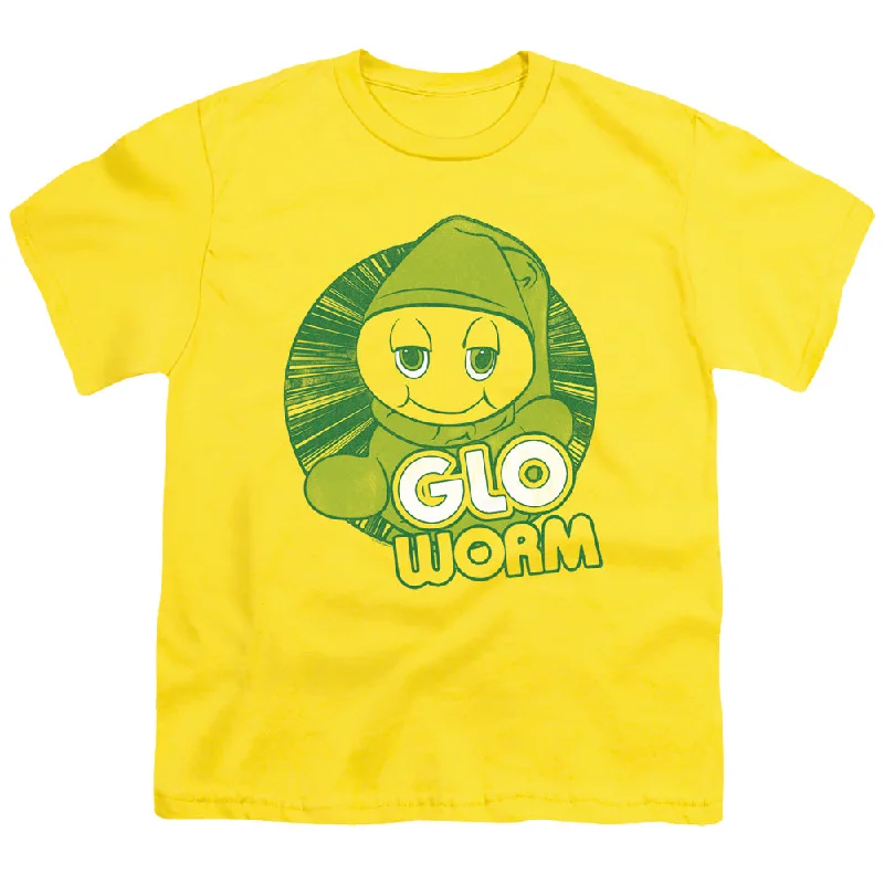 Glo Worm Kids T-Shirt Yellow