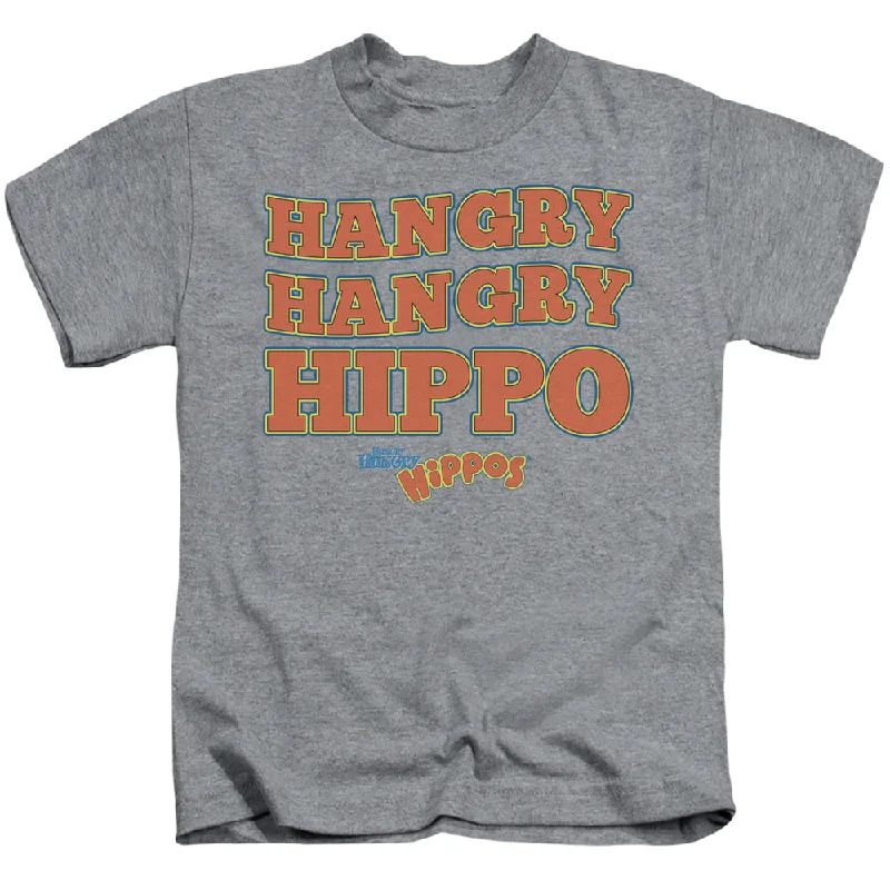 Hungry Hungry Hippos Boys T-Shirt Hangry Athletic Heather Tee