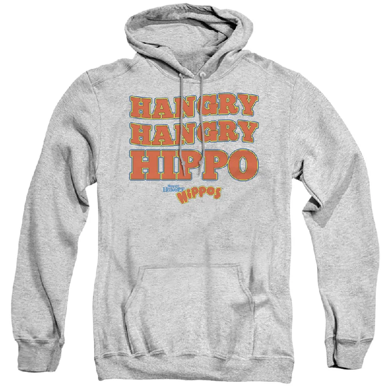 Hungry Hungry Hippos Hoodie Hangry Athletic Heather Hoody