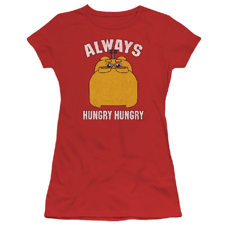 Hungry Hungry Hippos Juniors T-Shirt Always Hungry Red Tee