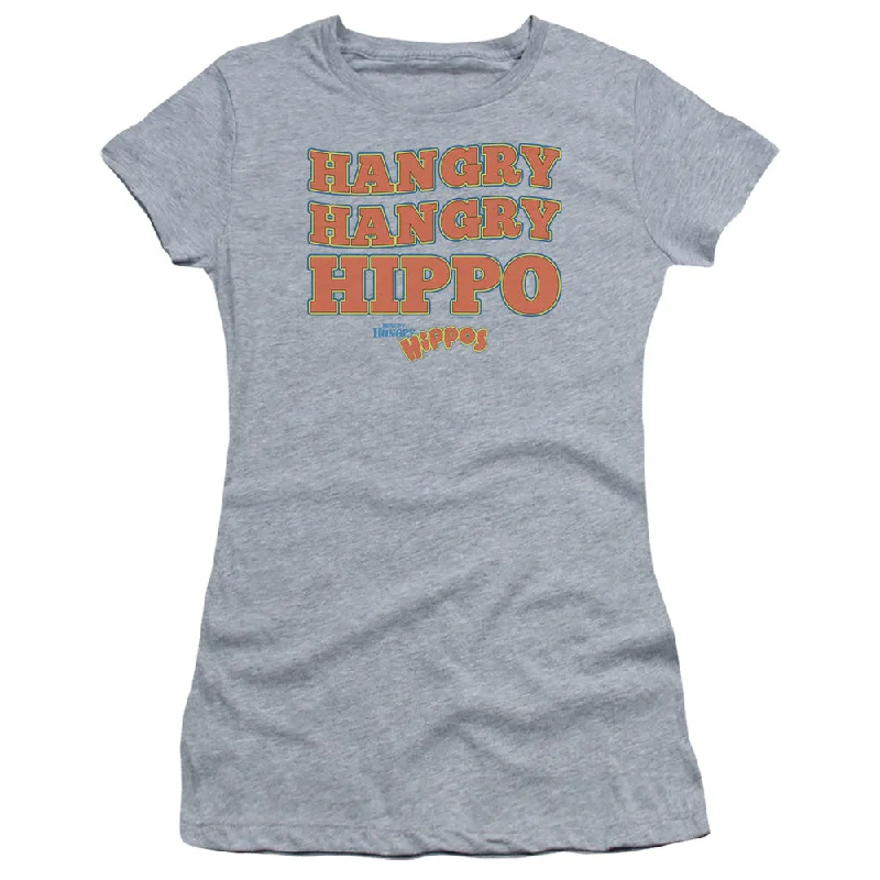 Hungry Hungry Hippos Juniors T-Shirt Hangry Athletic Heather Tee