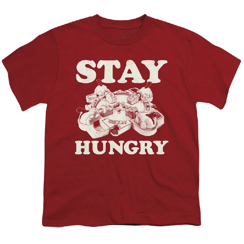 Hungry Hungry Hippos Kids T-Shirt Stay Hungry Cardinal Tee