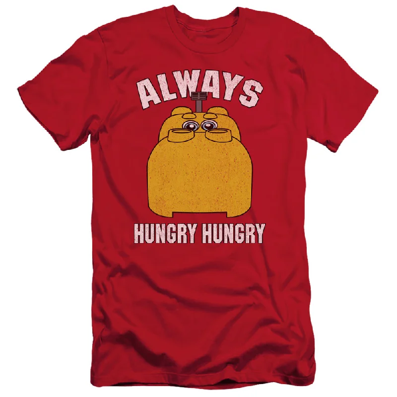 Hungry Hungry Hippos Slim Fit T-Shirt Always Hungry Red Tee