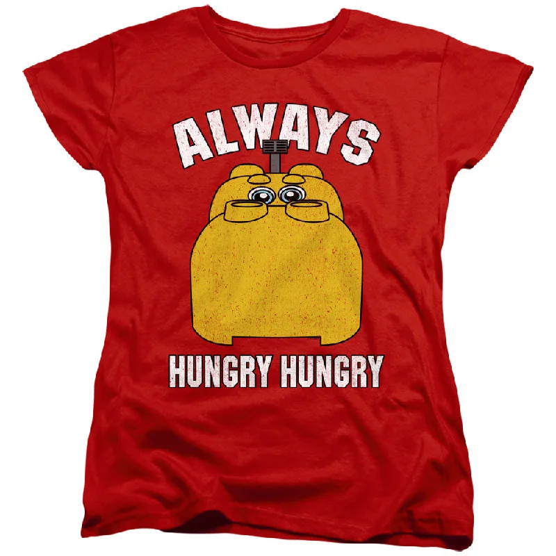 Hungry Hungry Hippos Womens T-Shirt Always Hungry Red Tee