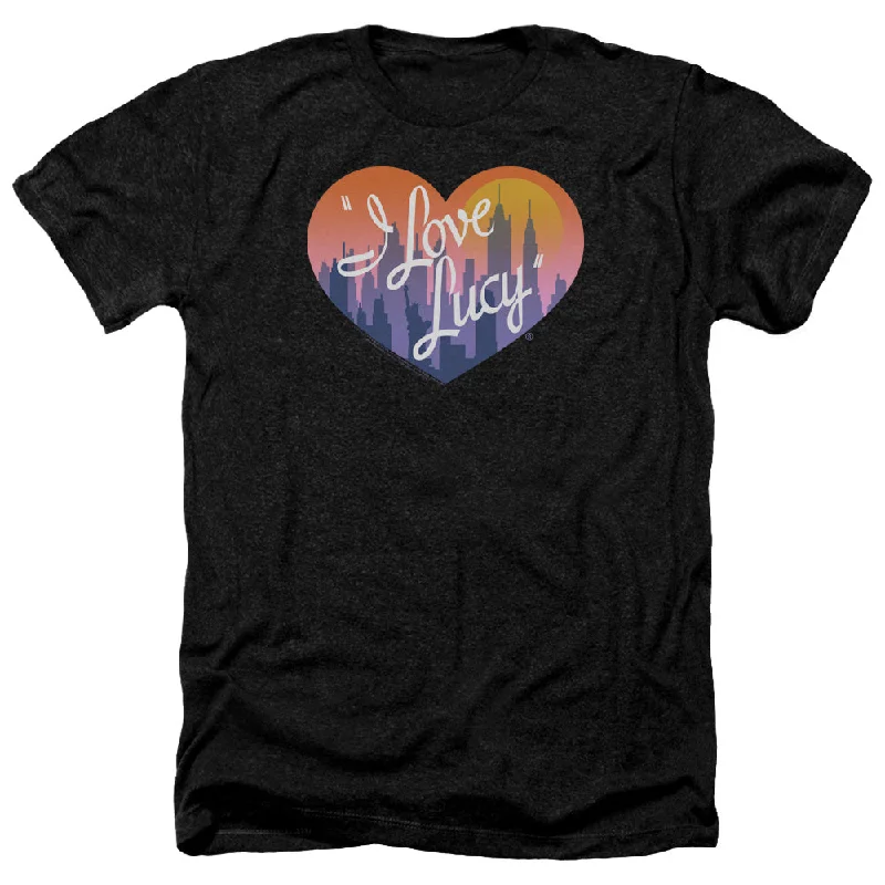 I Love Lucy Heather T-Shirt City Logo Black Tee