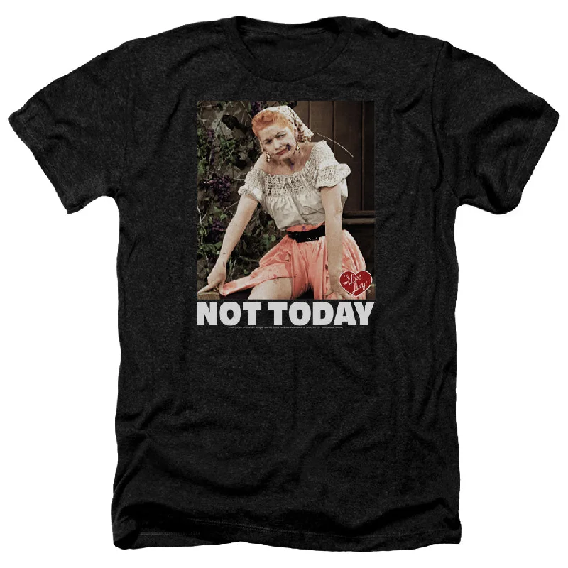 I Love Lucy Heather T-Shirt Not Today Black Tee