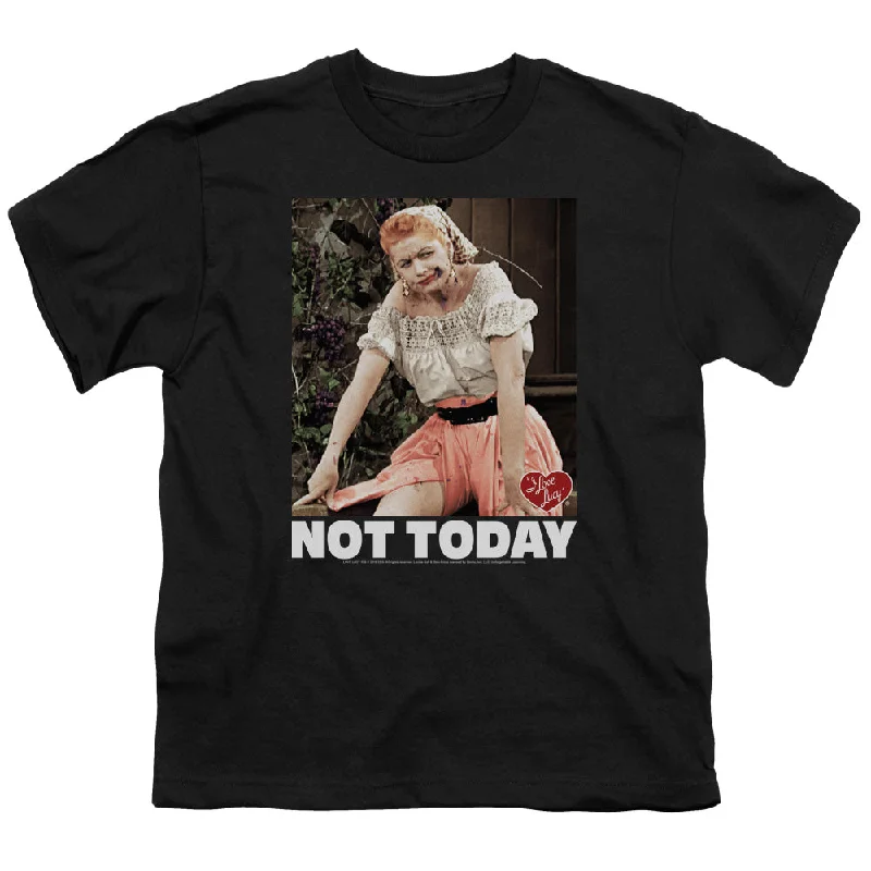 I Love Lucy Kids T-Shirt Not Today Black Tee