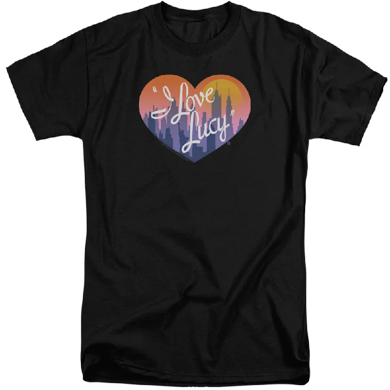 I Love Lucy Tall T-Shirt City Logo Black Tee