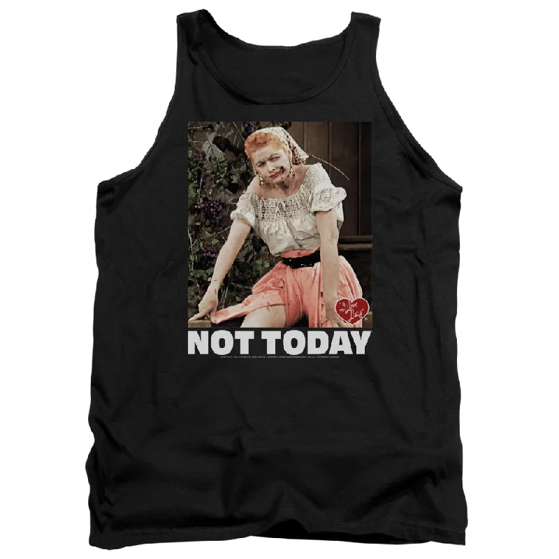 I Love Lucy Tanktop Not Today Black Tank