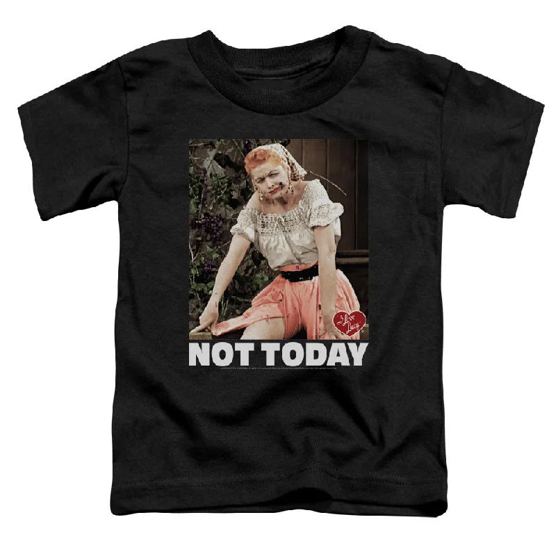 I Love Lucy Toddler T-Shirt Not Today Black Tee