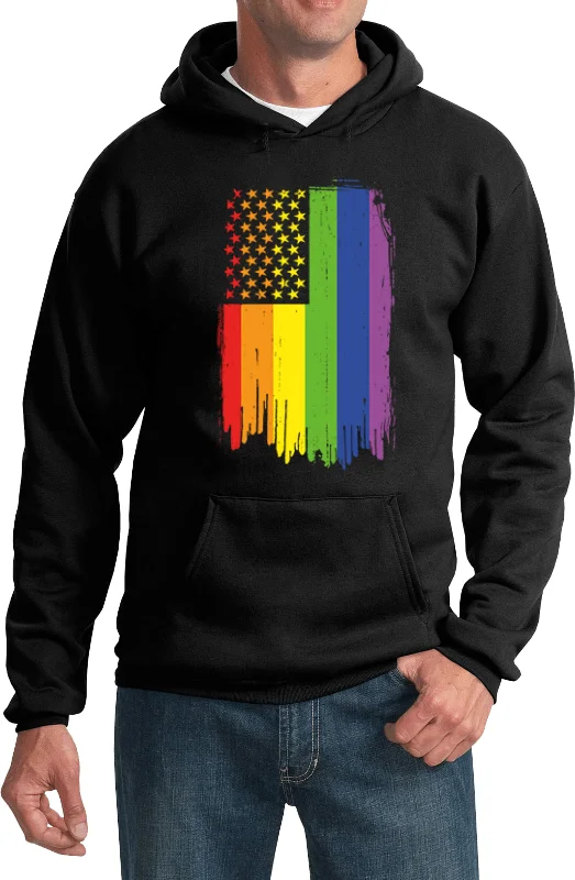 LGBT Hoodie Gay Pride Flag