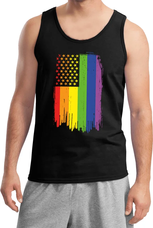 LGBT Tank Top Gay Pride Flag