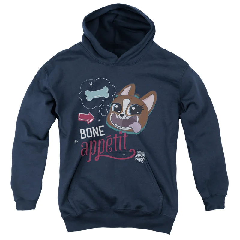 Littlest Pet Shop Kids Hoodie Bone Appetit Navy Hoody