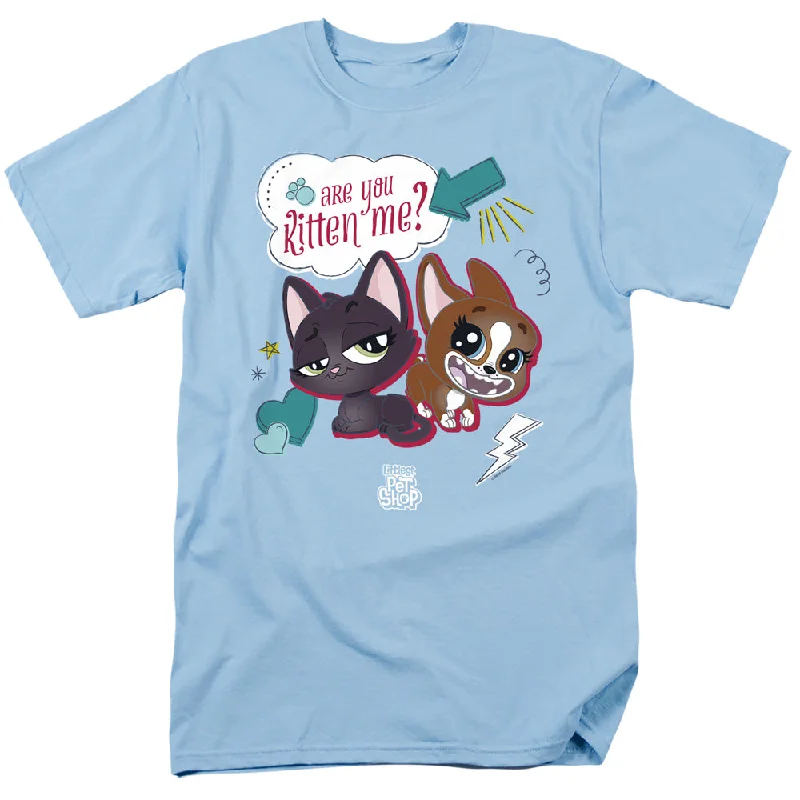 Littlest Pet Shop T-Shirt Are You Kitten Me Light Blue Tee