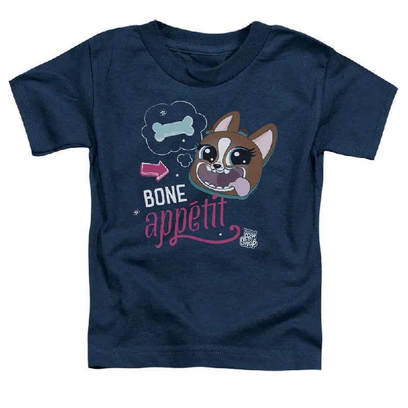 Littlest Pet Shop Toddler T-Shirt Bone Appetit Navy Tee