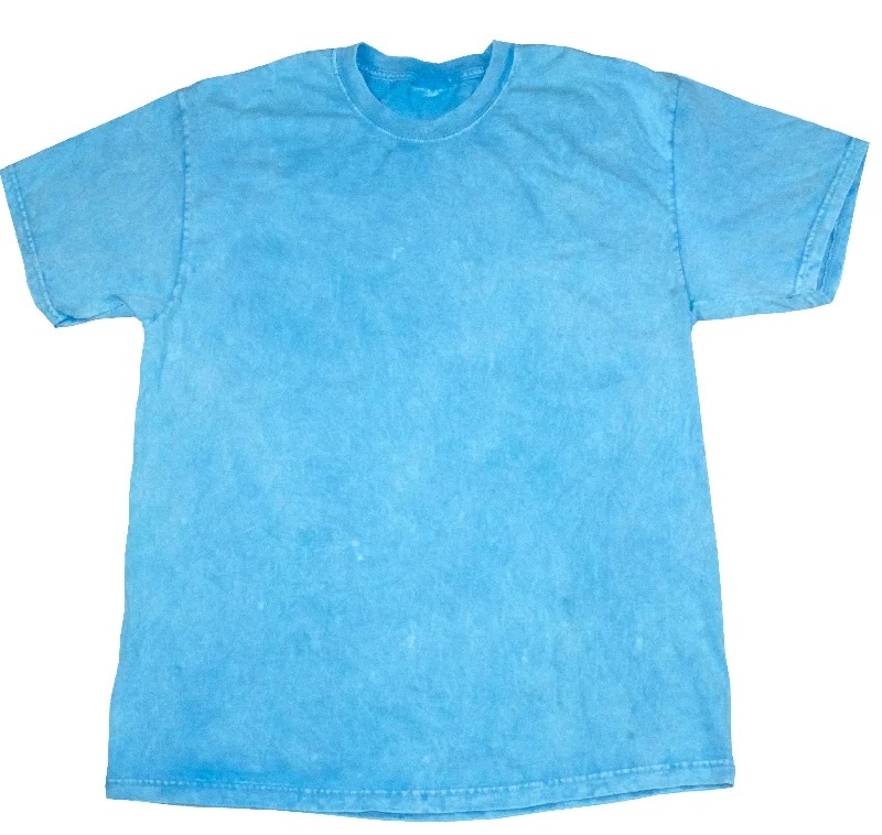 Mineral Tie Dye Shirt Colorful Baby Blue T-Shirt