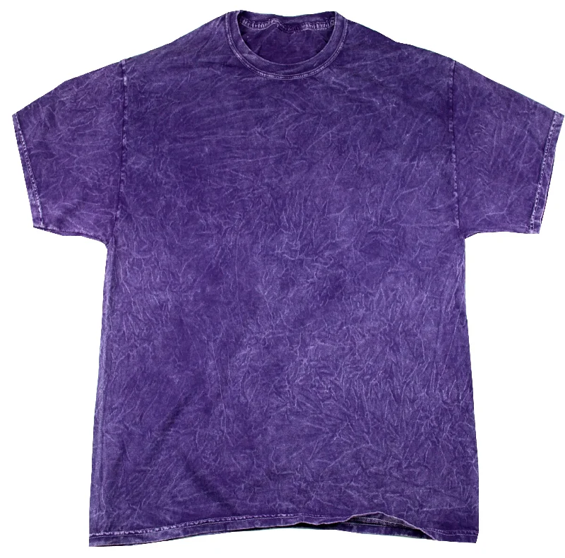 Mineral Tie Dye Shirt Colorful Purple T-Shirt