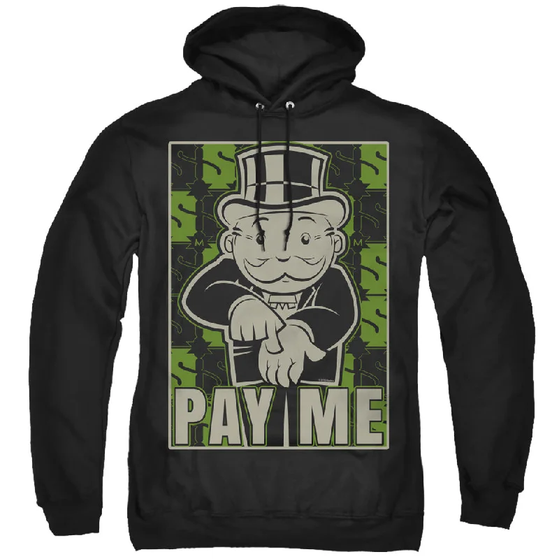 Monopoly Hoodie Pay Me Black Hoody