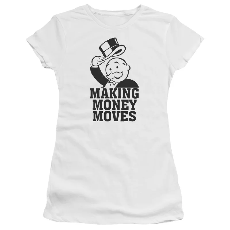 Monopoly Juniors T-Shirt Making Money Moves White Premium Tee