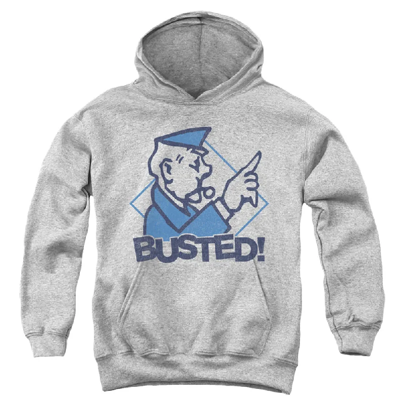 Monopoly Kids Hoodie Busted Athletic Heather Hoody