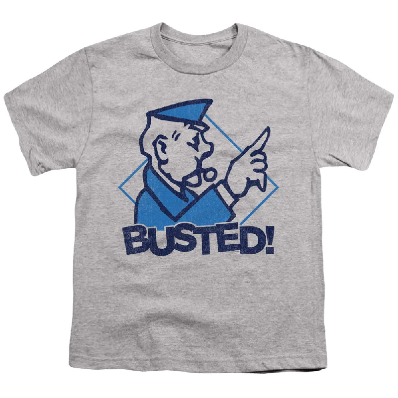 Monopoly Kids T-Shirt Busted Athletic Heather Tee