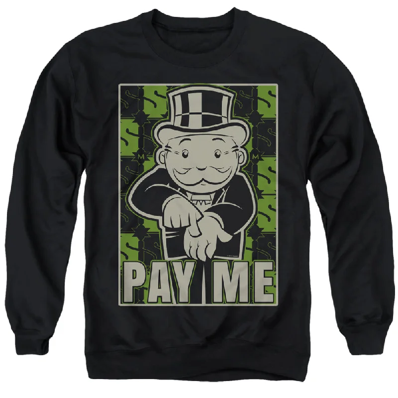 Monopoly Sweatshirt Pay Me Black Pullover