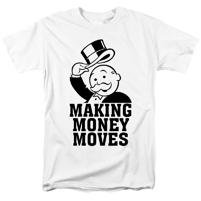 Monopoly T-Shirt Making Money Moves White Tee