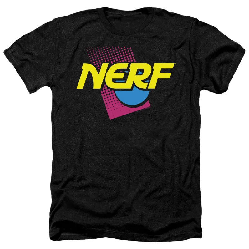 Nerf Heather T-Shirt 90s Logo Black Tee