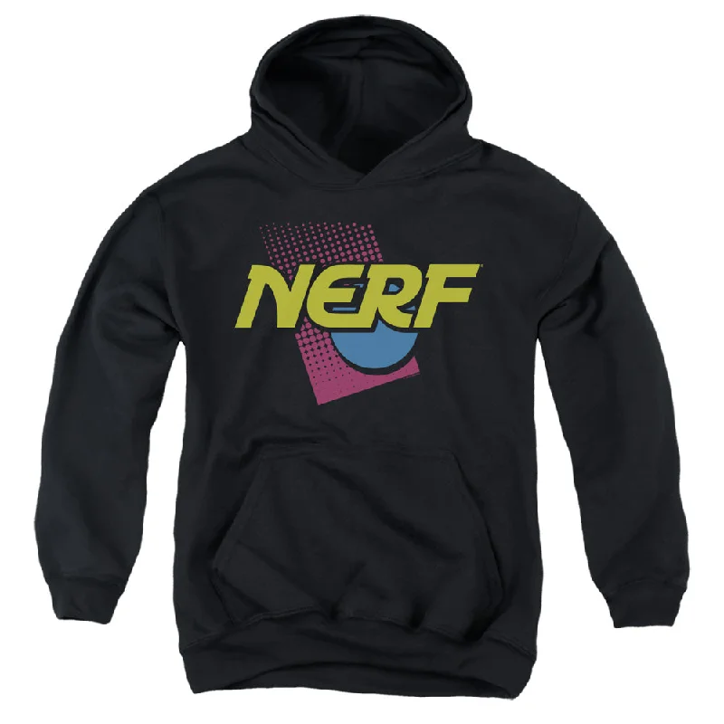 Nerf Kids Hoodie 90s Logo Black Hoody