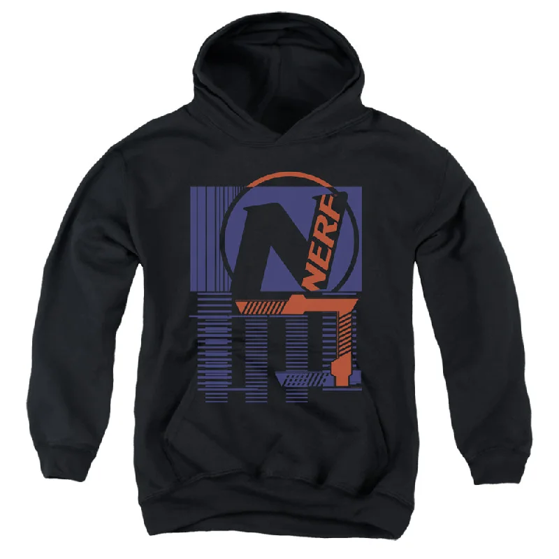 Nerf Kids Hoodie Grid Black Hoody