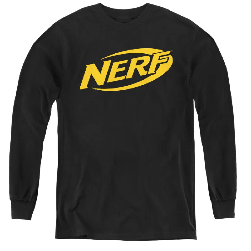 Nerf Kids Long Sleeve Shirt Logo Black Tee