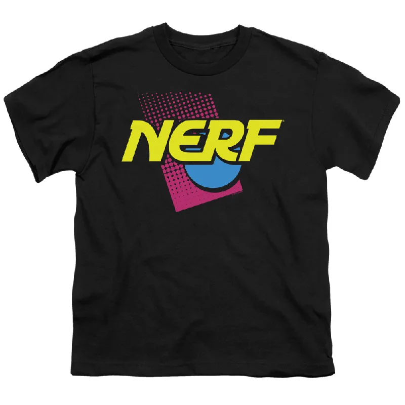 Nerf Kids T-Shirt 90s Logo Black Tee