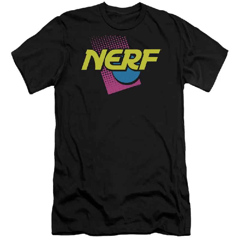 Nerf Premium Canvas T-Shirt 90s Logo Black Tee