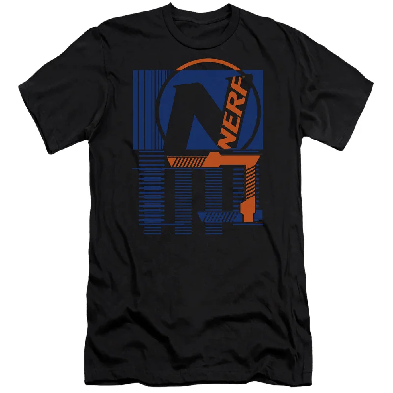 Nerf Premium Canvas T-Shirt Grid Black Tee