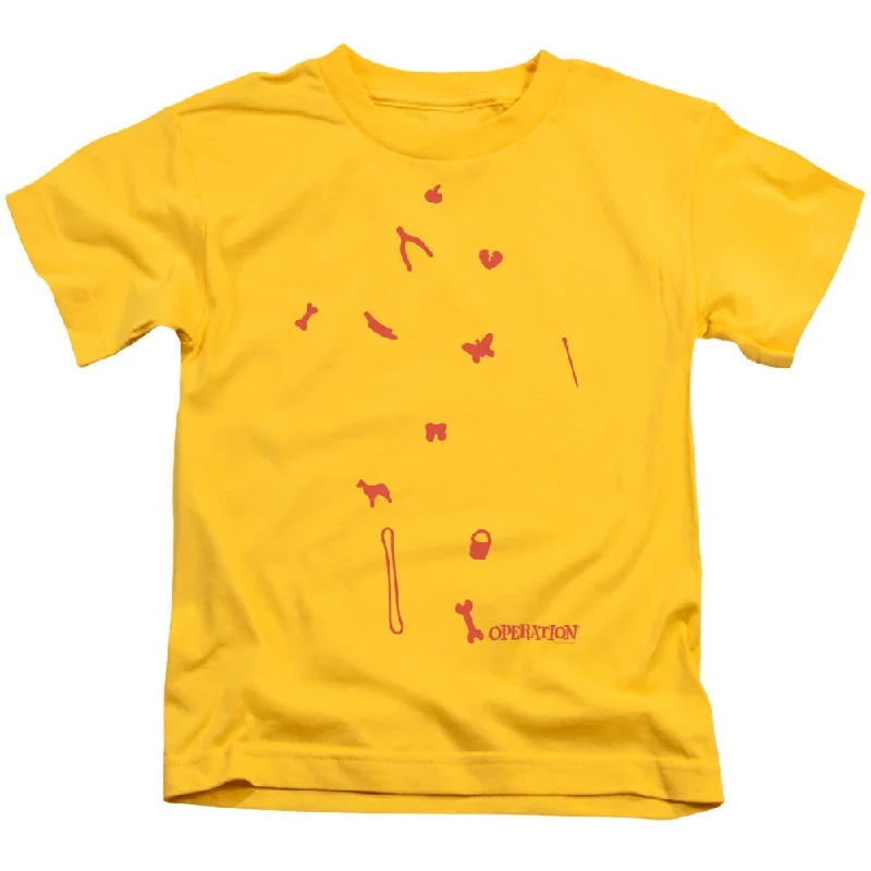 Operation Boys T-Shirt Pieces Yellow Tee