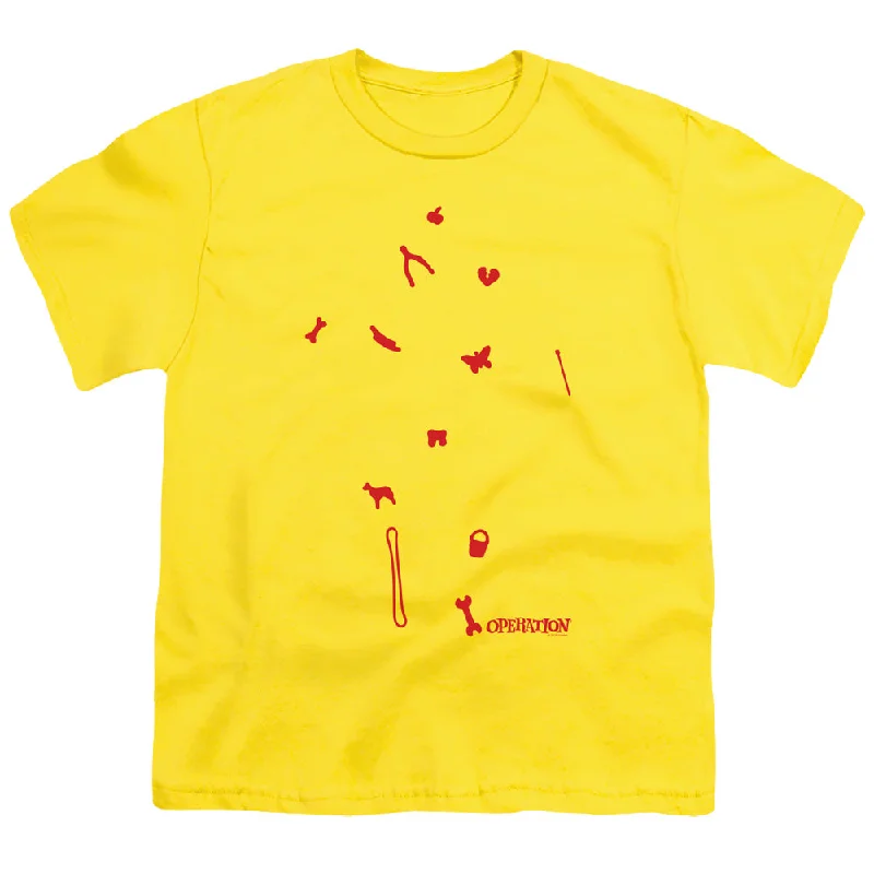 Operation Kids T-Shirt Pieces Yellow Tee