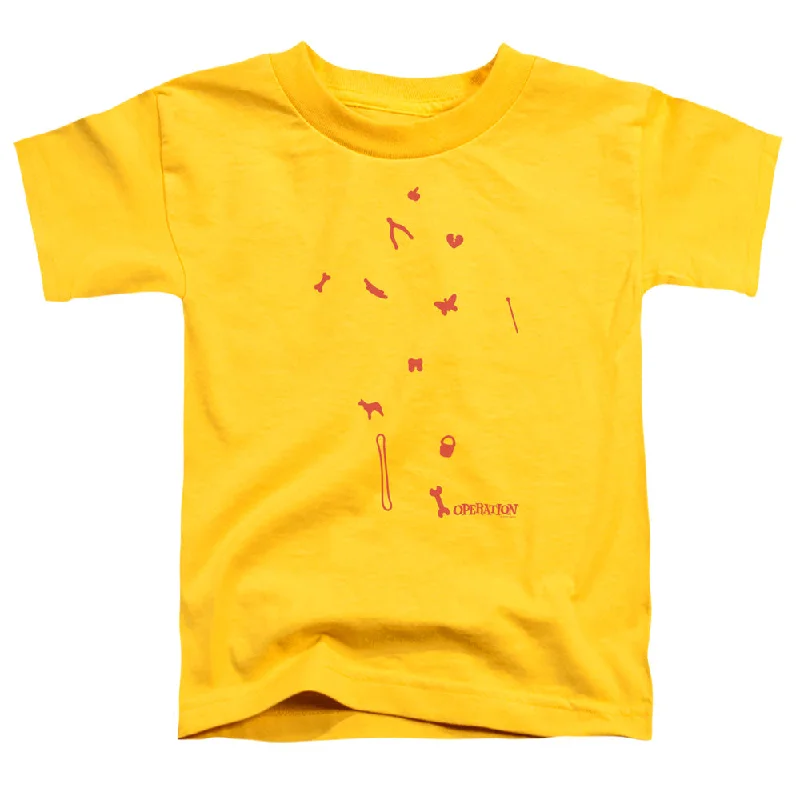 Operation Toddler T-Shirt Pieces Yellow Tee