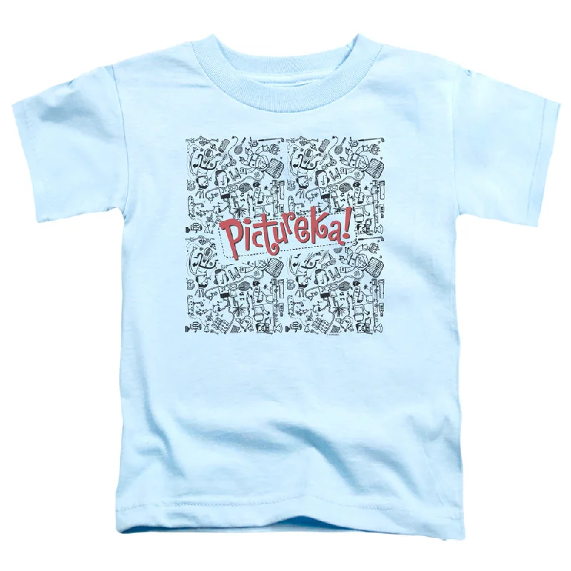 Pictureka Toddler T-Shirt Drawings Light Blue Tee