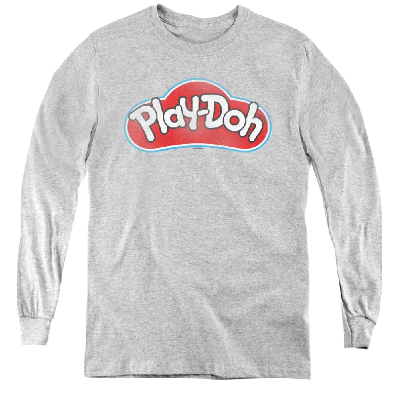 Play Doh Kids Long Sleeve Shirt Logo Athletic Heather Tee