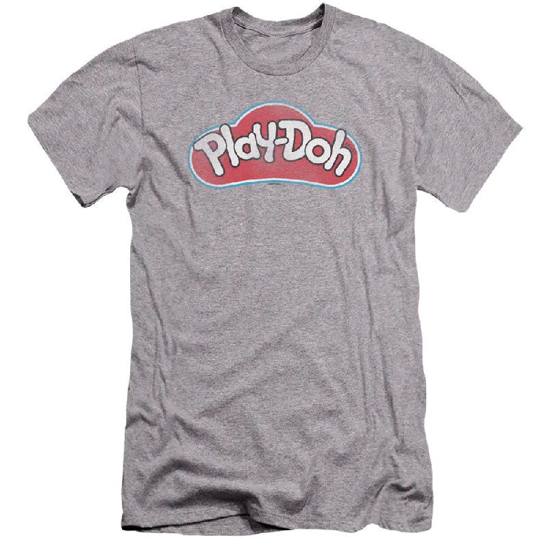 Play Doh Premium Canvas T-Shirt Logo Athletic Heather Tee